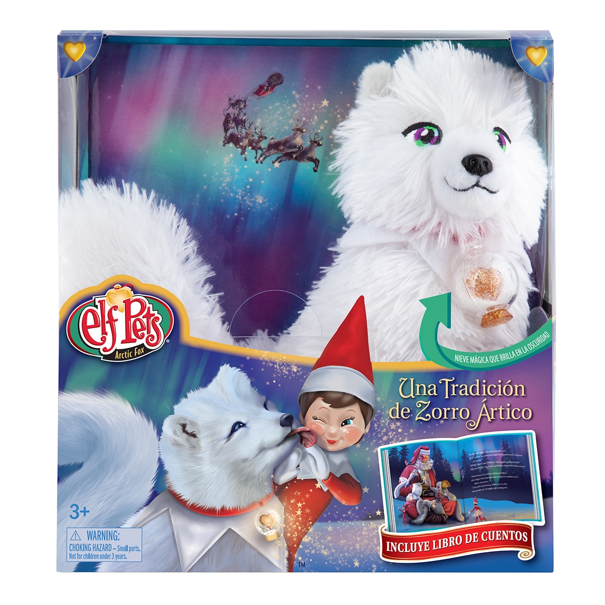 Cuento y peluche Zorro Ártico Elf Pets The Elf on The Shelf Cefa Toys 5