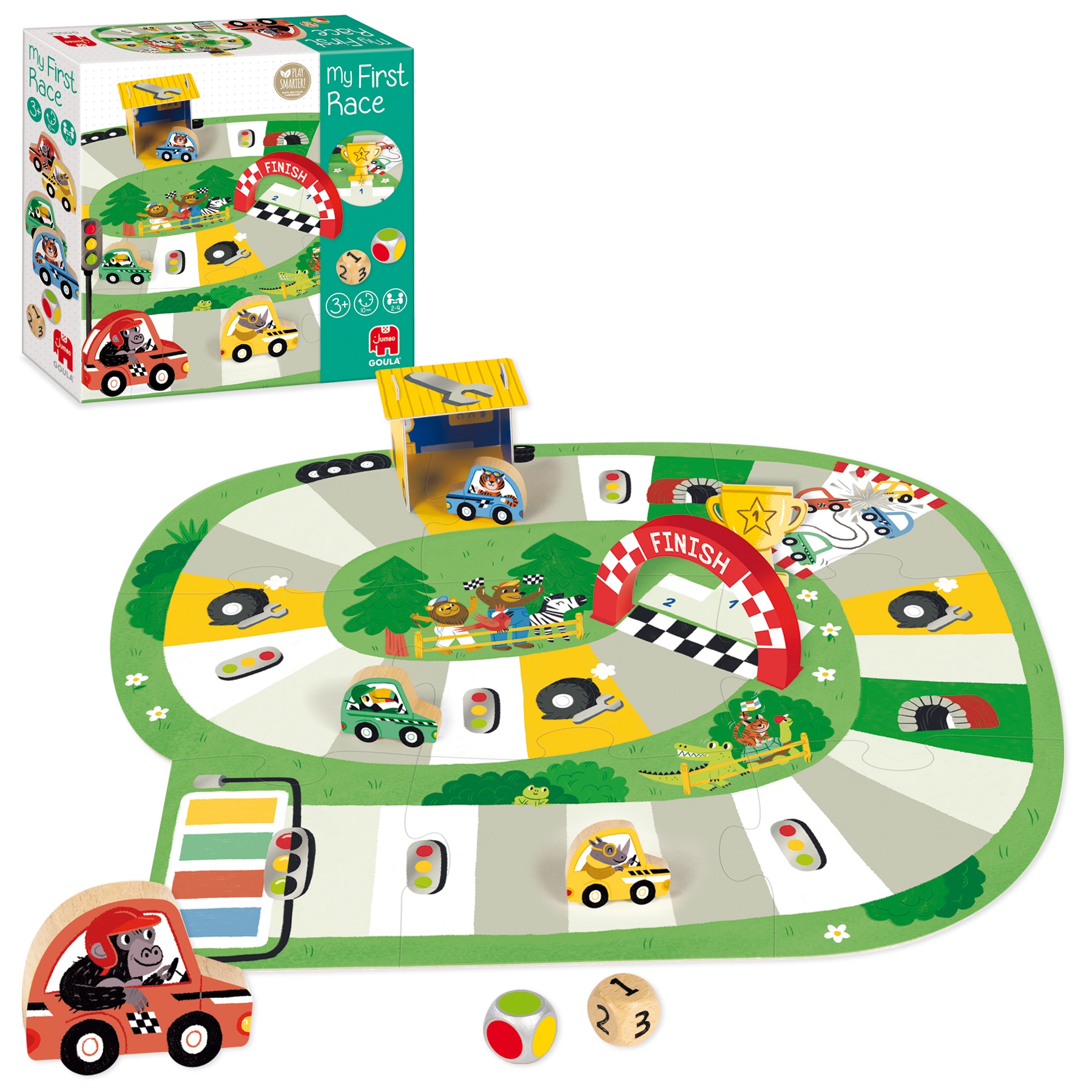 Jogo de Mesa a Minha Primeira Corrida Goula 2