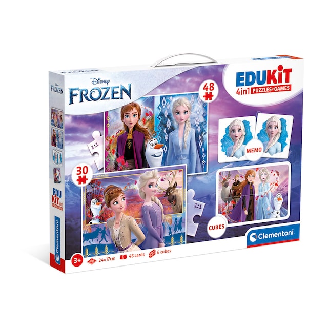 Puzzle Edukit 4 en 1 - Frozen Clementoni