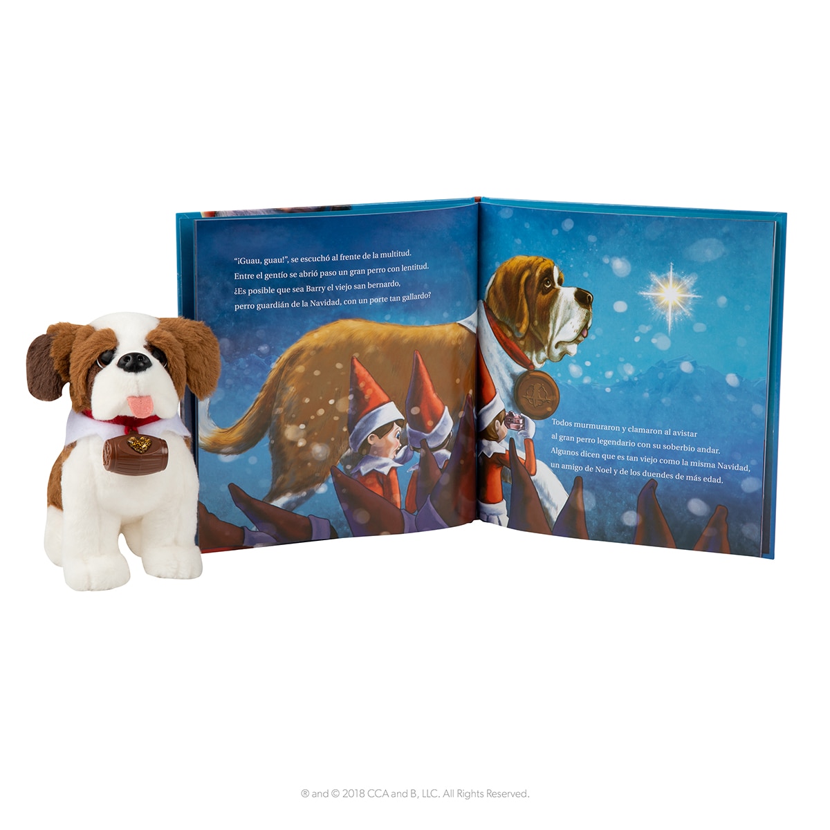 Elf Pets, Cuento Y Peluche San Bernardo 2