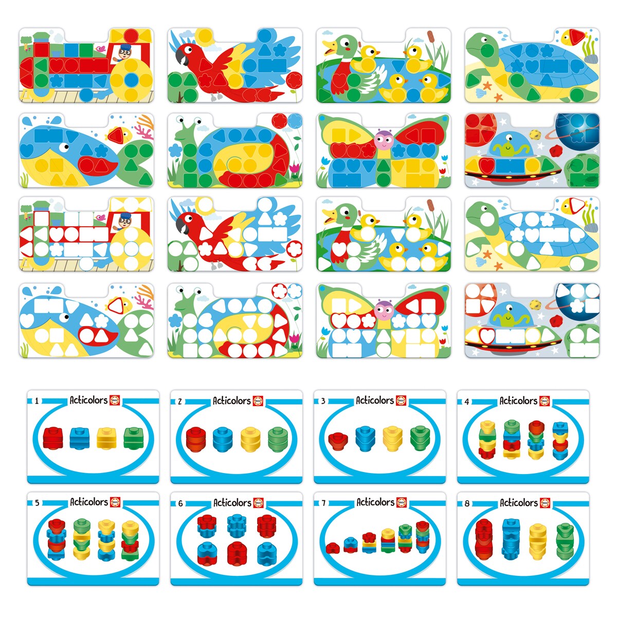 Juego educativo Acticolors Educa 2