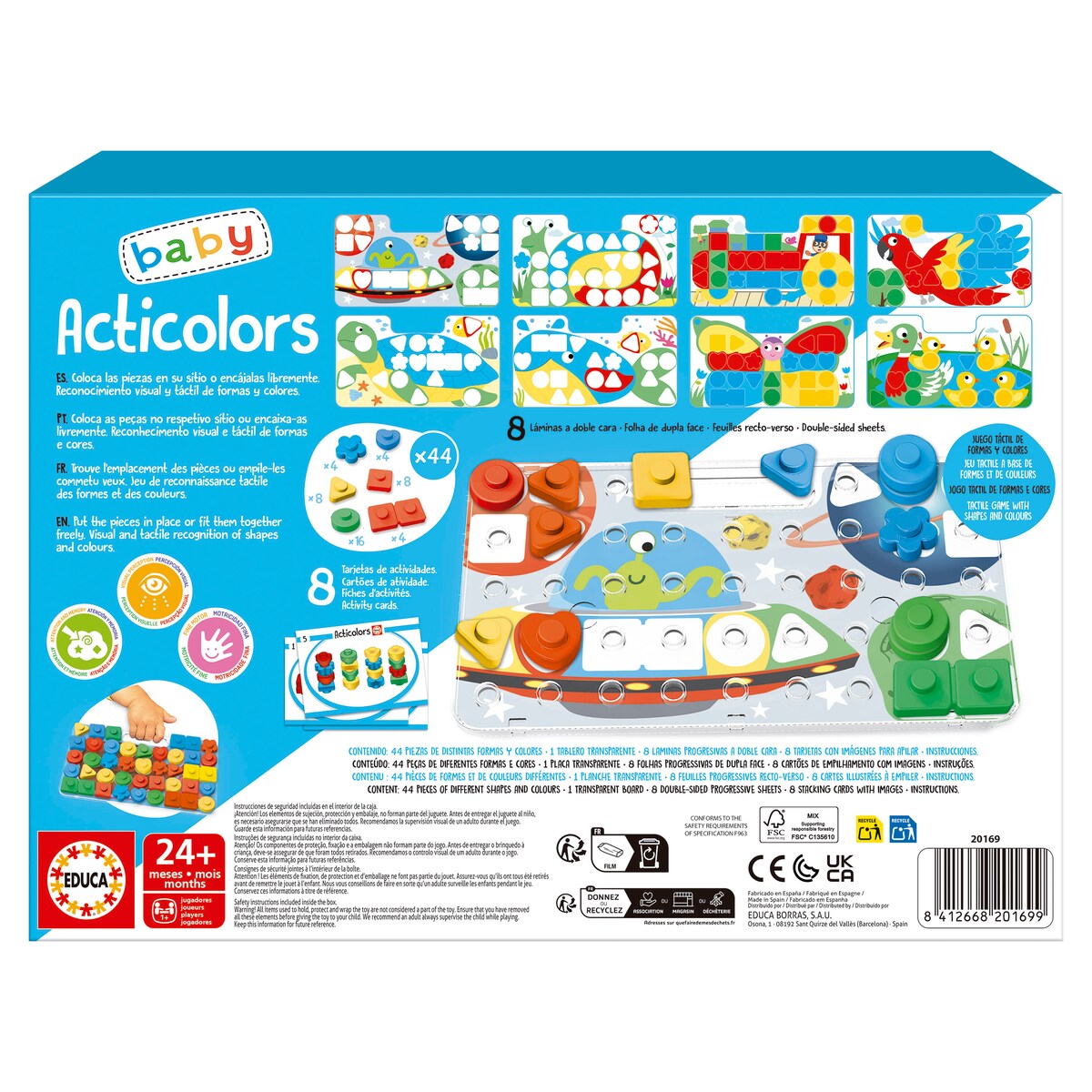 Juego educativo Acticolors Educa 3