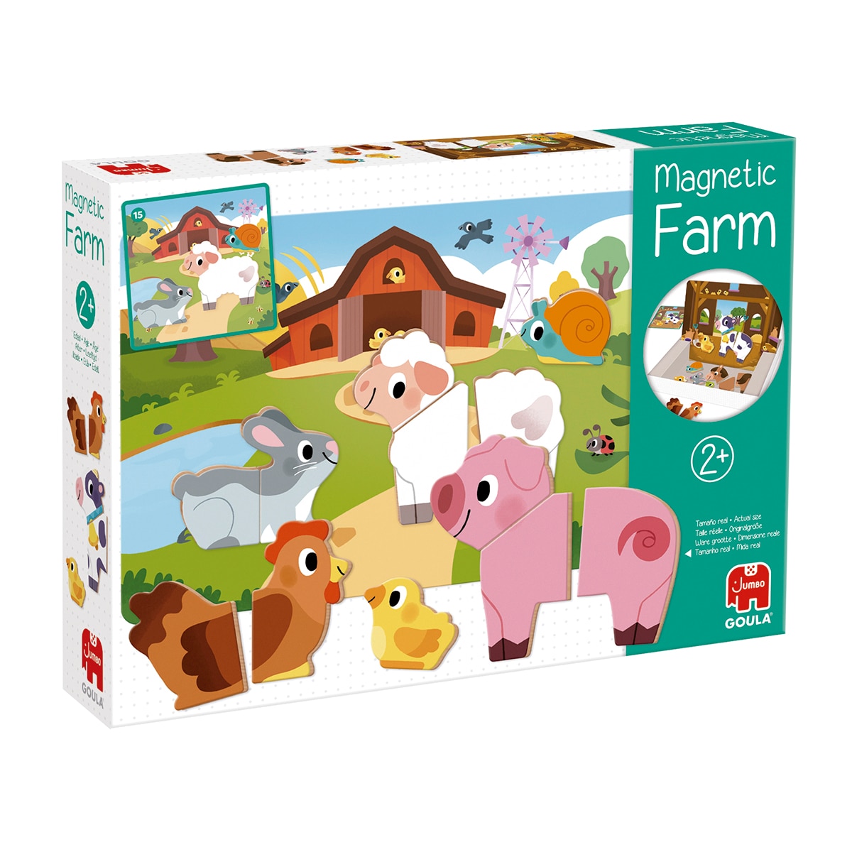 Imagen 0 de Juego educativo Granja Magnética Goula Diset