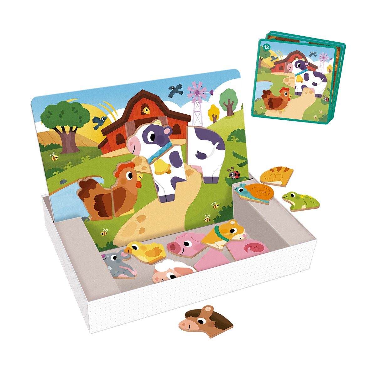 Juego educativo Granja Magnética Goula Diset 4
