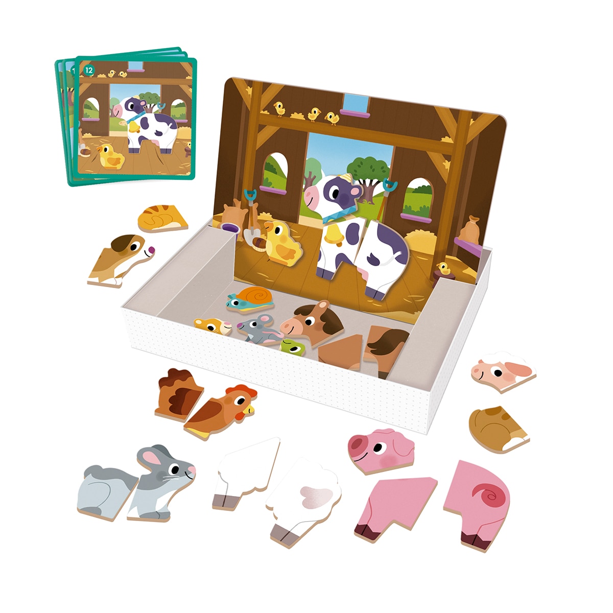 Juego educativo Granja Magnética Goula Diset 5