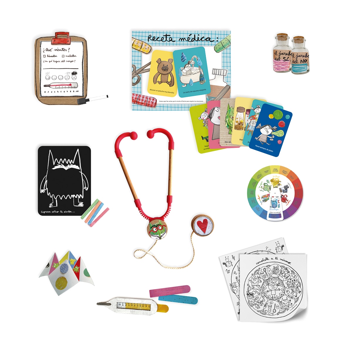 Juego educativo Doctor de las emociones El Monstruo de Colores Diset 4