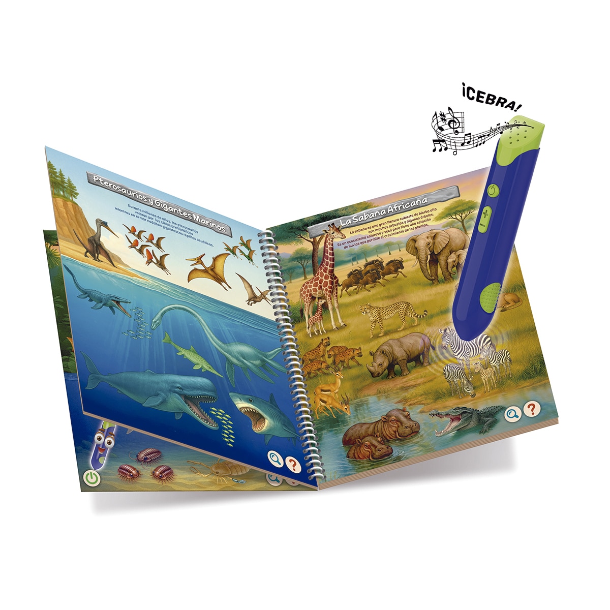 Juego educativo Educapen dinosaurios y animales Educa Borrás 2