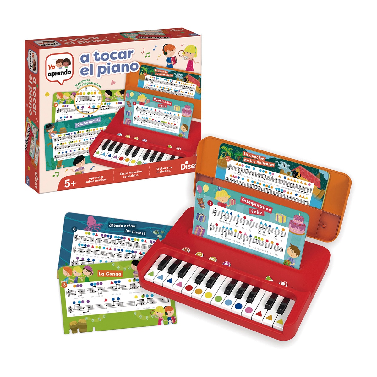 Imagen 0 de Maletín educativo para tocar el piano Yo Aprendo Diset