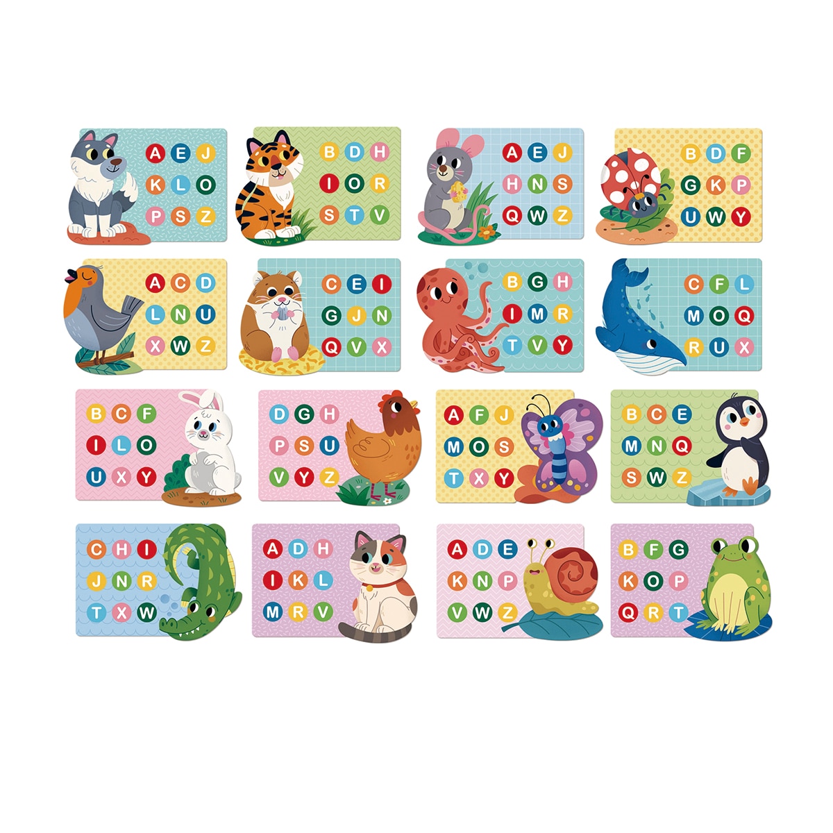 Jogo Educativo Bingo Alfabeto com Peças de Madeira Goula Diset 9
