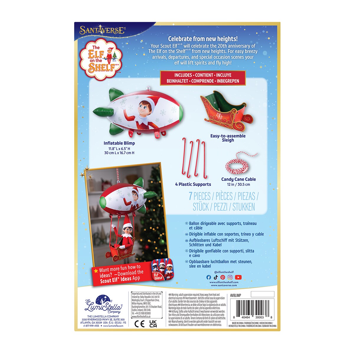 Zepelín Hinchable The Elf On The Shelf Cefa Toys 4