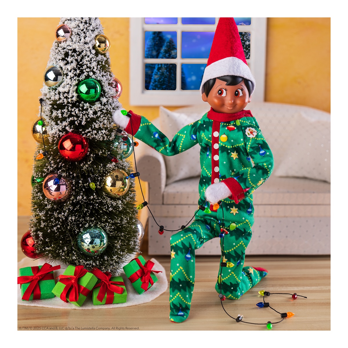 Vestuario Claus Couture Pijama Árbol de Navidad The Elf On The Shelf Cefa Toys 6