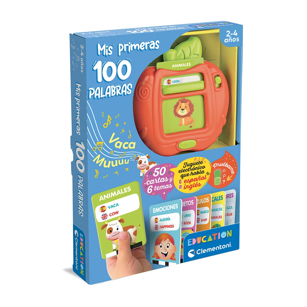 Imagen 0 de Juguete infantil Mis primeras 100 palabras Clementoni
