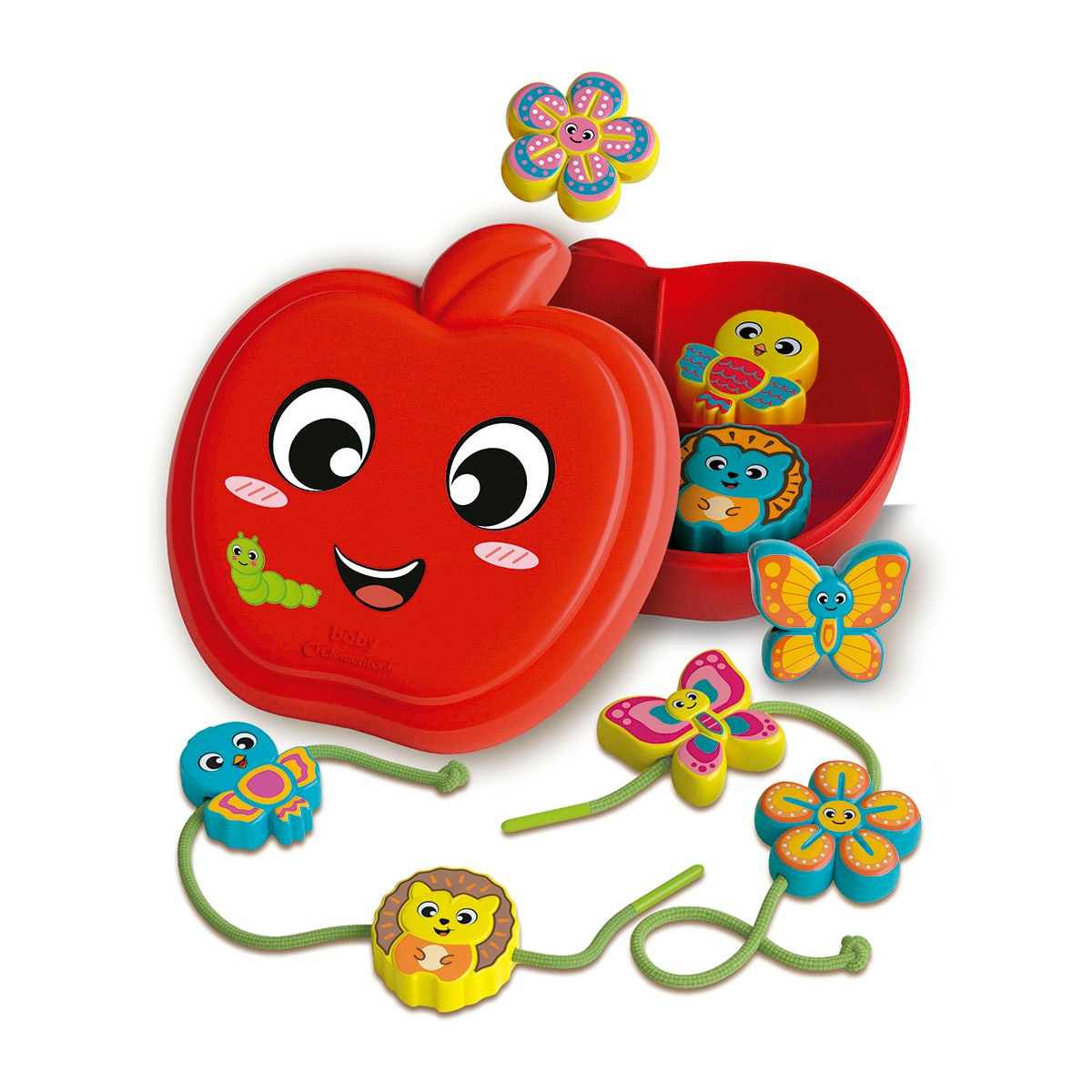 Juguete infantil Basic Happy Apple & Friends Montessori Clementoni 2