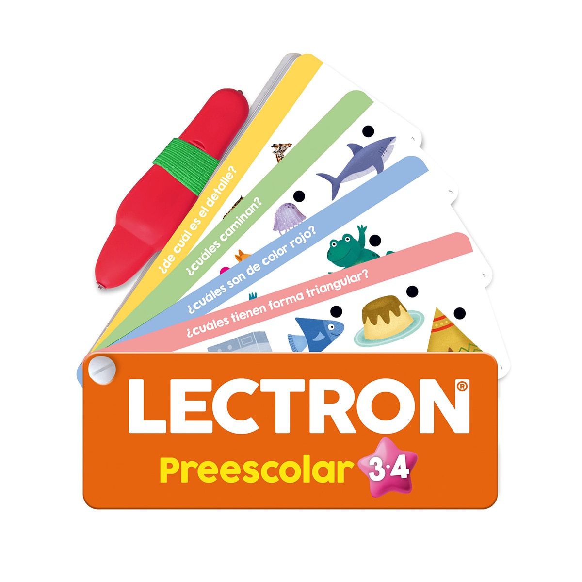 Juego educativo portátil Lectron Fan on the Go Preescolar Diset 2