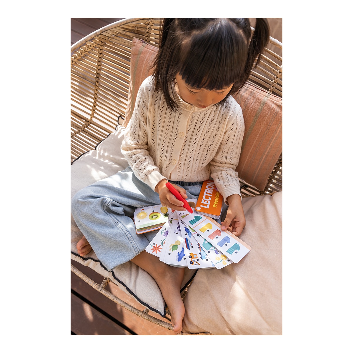 Juego educativo portátil Lectron Fan on the Go Preescolar Diset 4