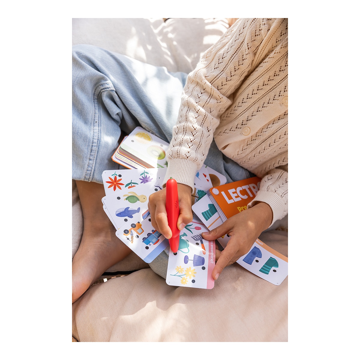 Juego educativo portátil Lectron Fan on the Go Preescolar Diset 5