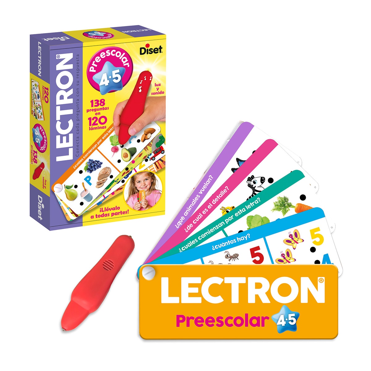 Imagen 0 de Juego educativo portátil Lectron Fan on the Go Preescolar Diset