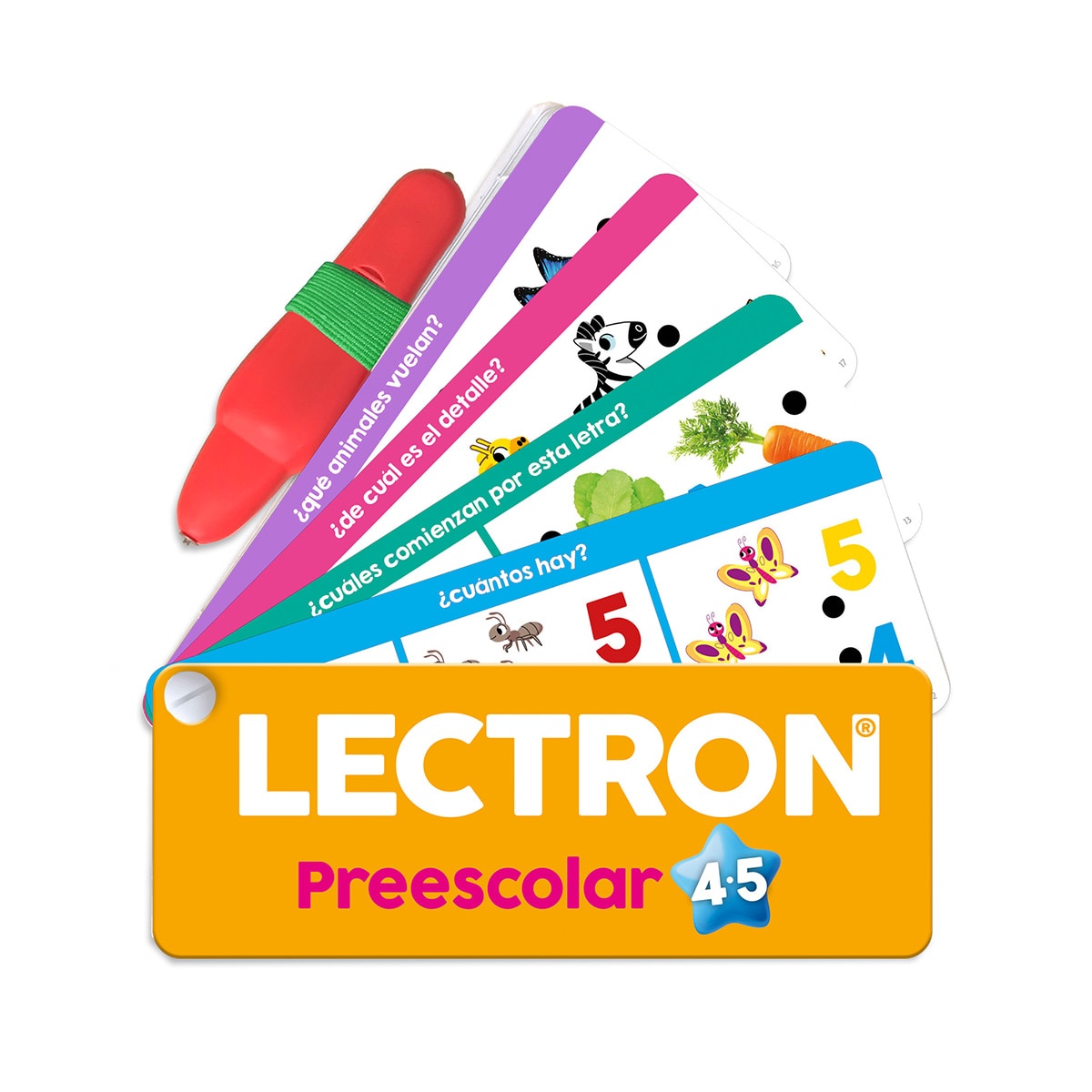 Juego educativo portátil Lectron Fan on the Go Preescolar Diset 3