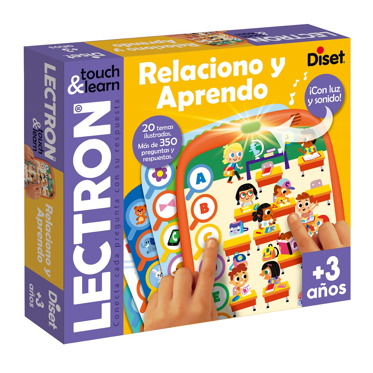 Juego educativo Lectron Touch & Learn Relaciono y Aprendo L Diset 6