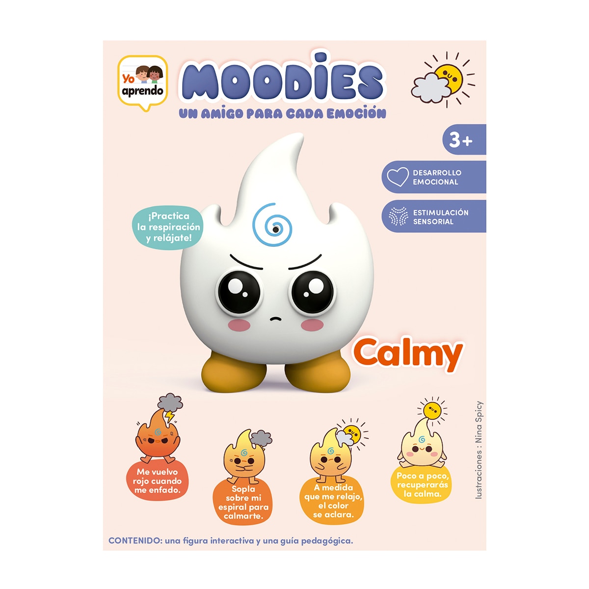 Juego educativo emocional Moodies Calmy Yo Aprendo Diset 7