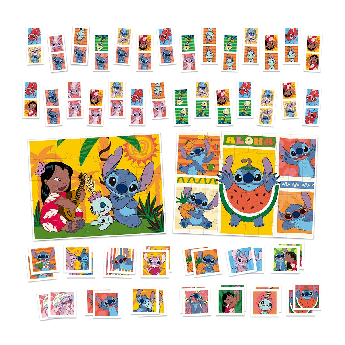Juego Puzzle Superpack Stitch Disney Educa 2