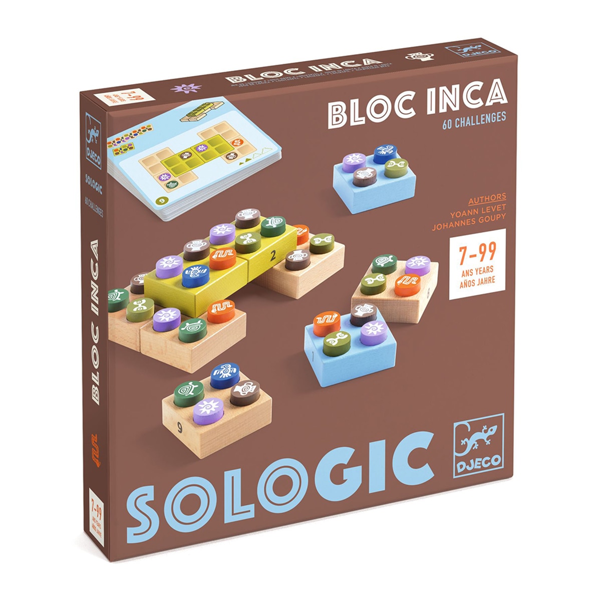 Juego de mesa bloques de madera y cartas
 Djeco 1