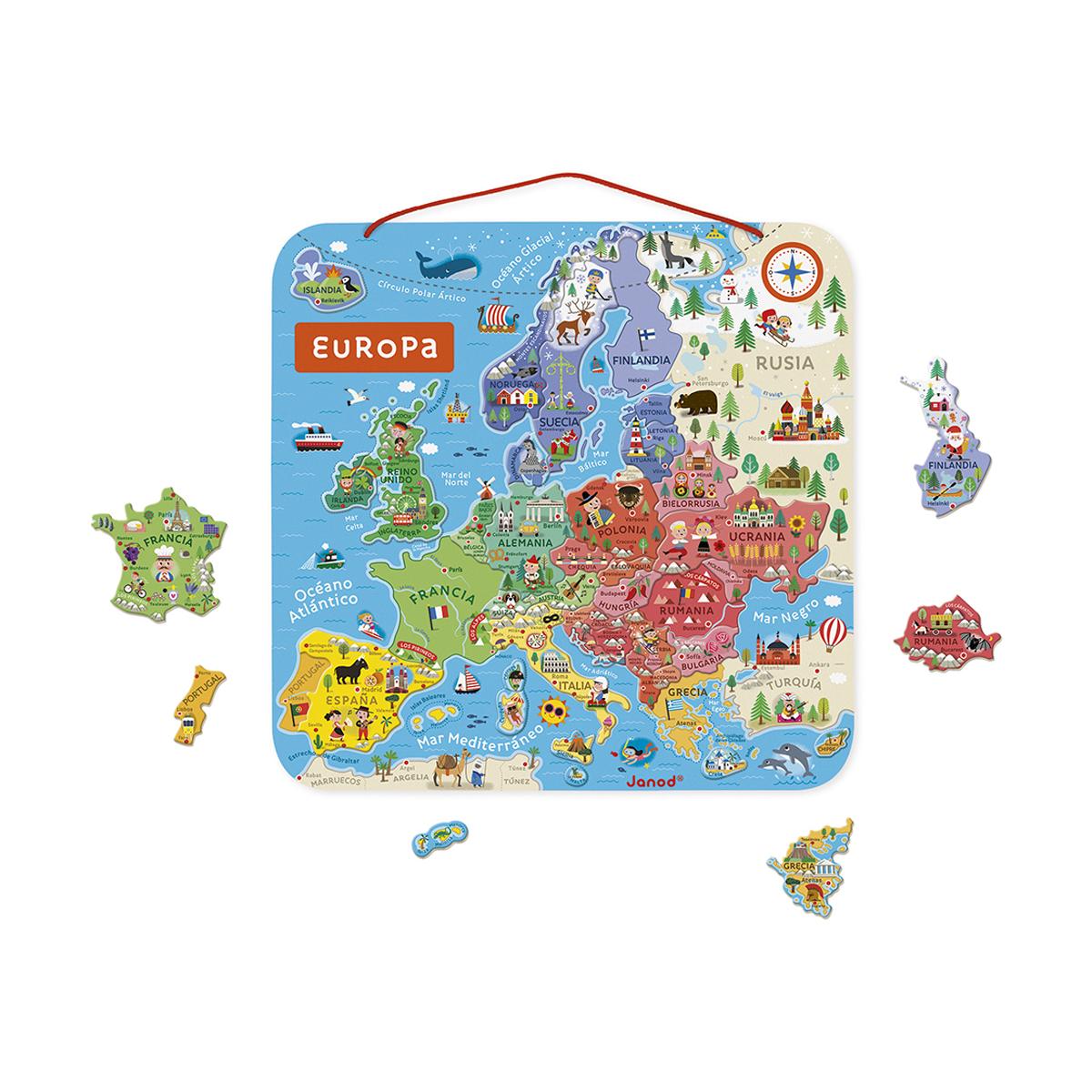 Imagen 1 de Mapa De Europa Magnético Versión Española Janod