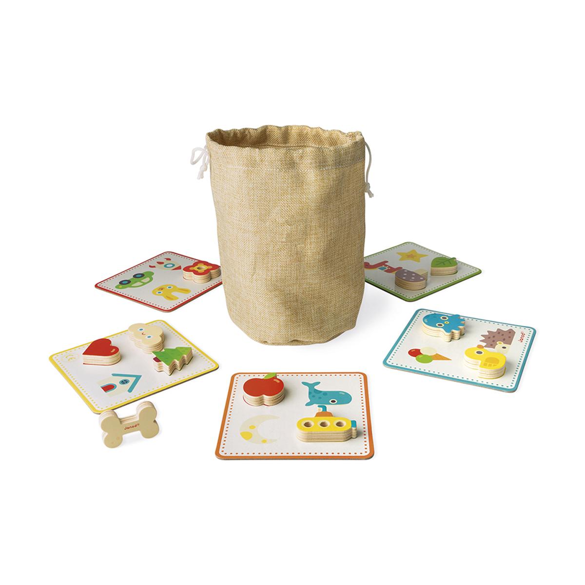 Juego De Reconocimiento Táctil Memo Touch' Janod 3
