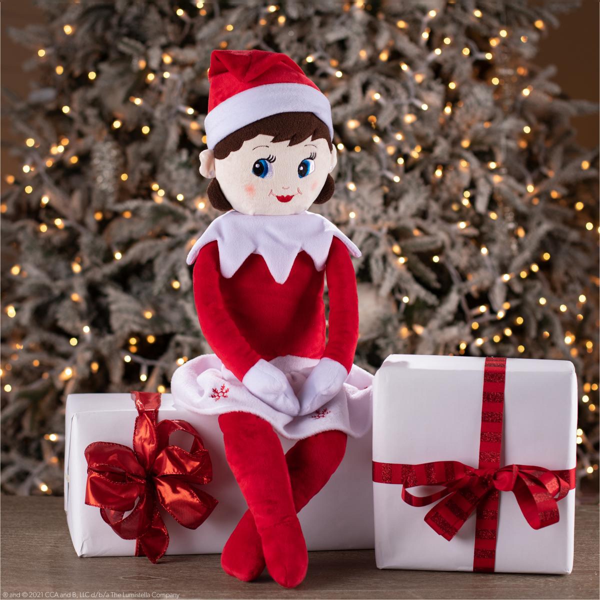 THE ELF ON THE SHELF: PELUCHE GIGANTE 27" ELFO NIÑA 8