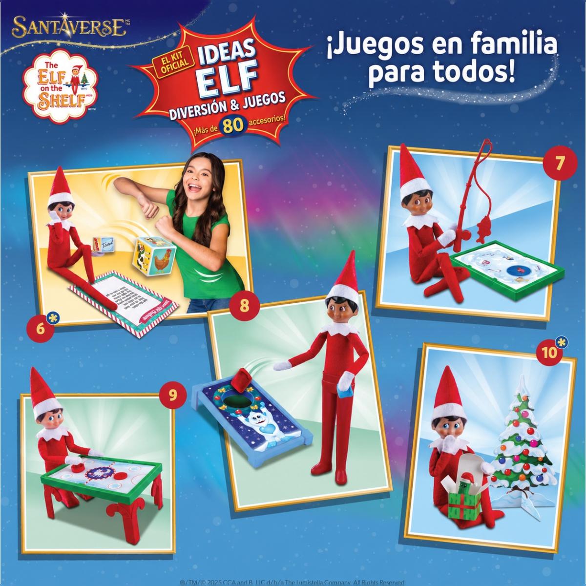 THE ELF ON THE SHELF: KIT DE IDEAS DIVERTIDAS CON 80 ACCESORIOS 4