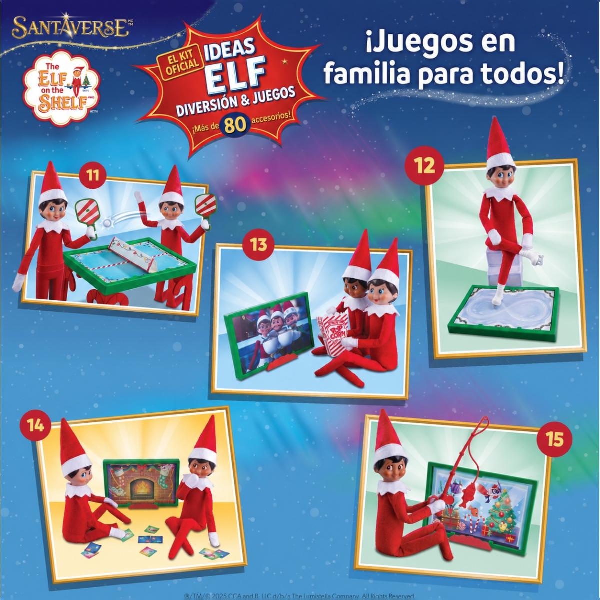 THE ELF ON THE SHELF: KIT DE IDEAS DIVERTIDAS CON 80 ACCESORIOS 5