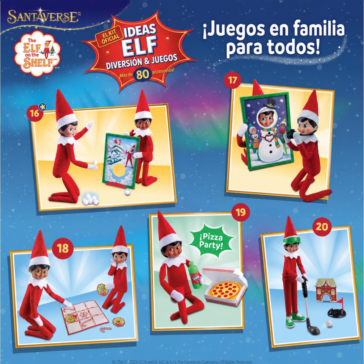 THE ELF ON THE SHELF: KIT DE IDEAS DIVERTIDAS CON 80 ACCESORIOS 6