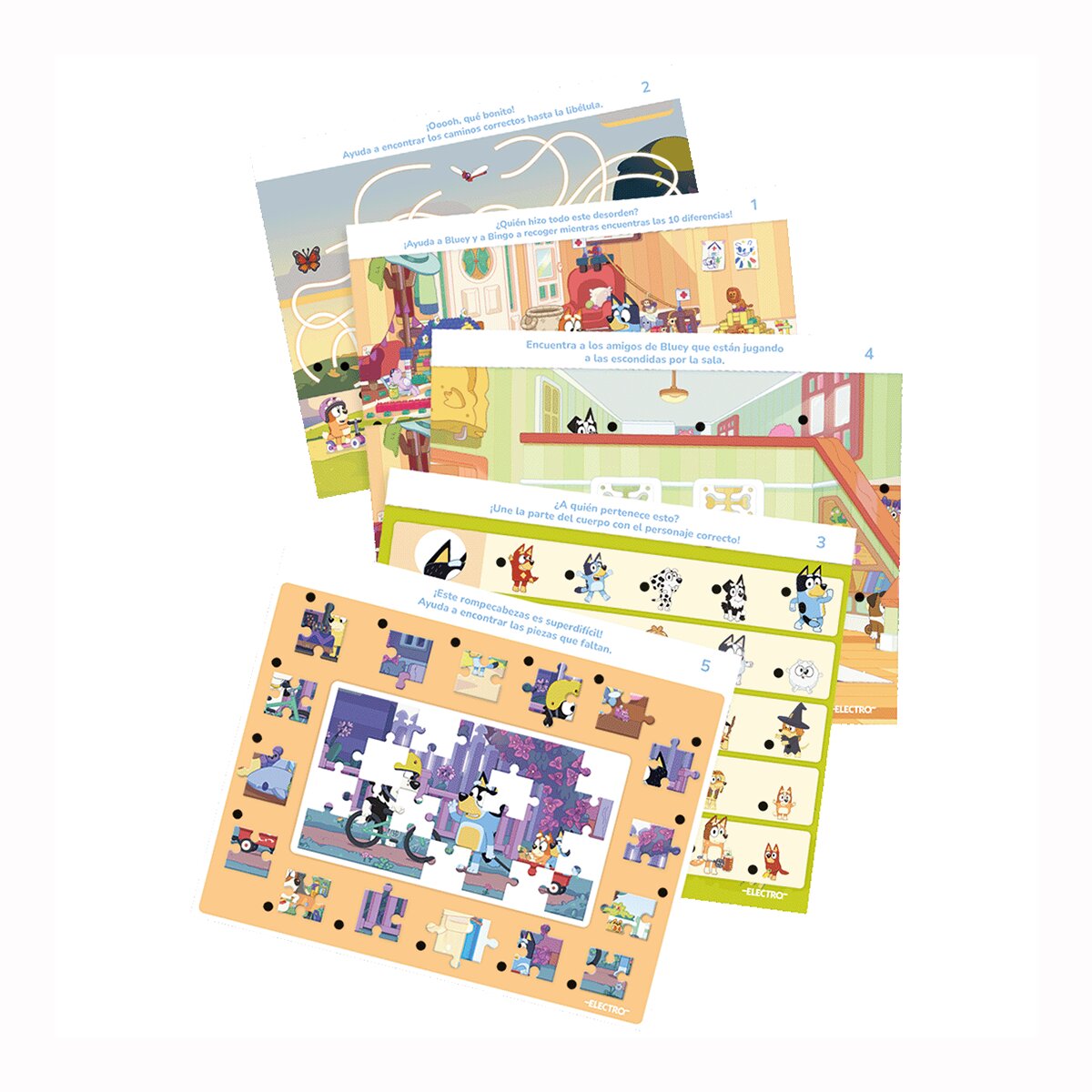 Juego educativo Lectron Lápiz Bluey Jumbo 3