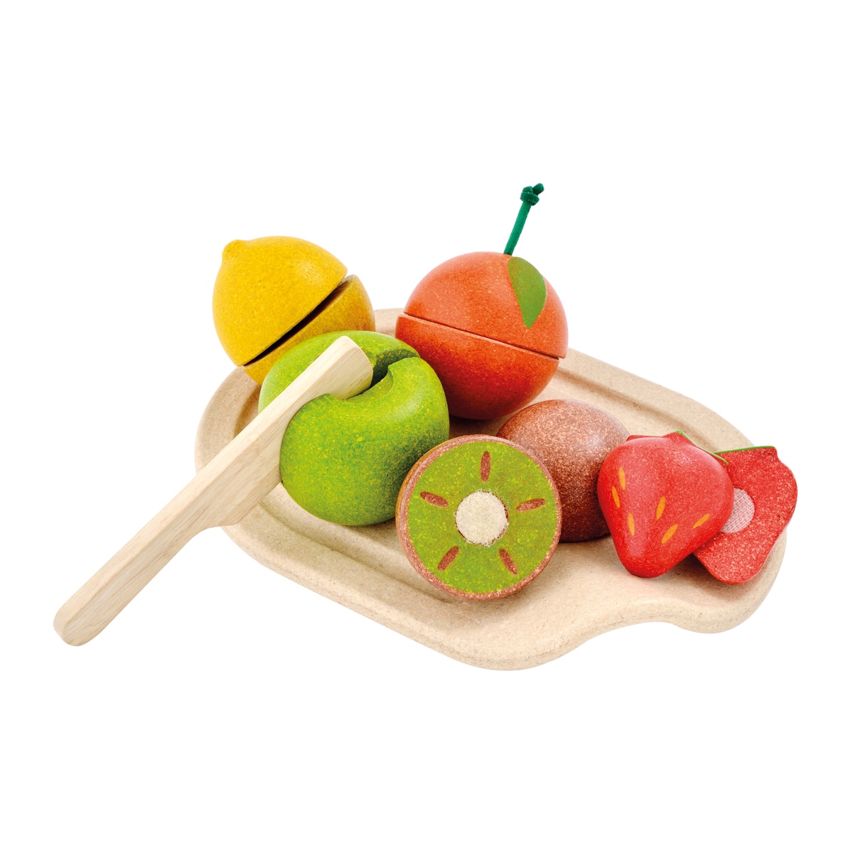 Surtido de frutas juguete de madera Plantoys 1