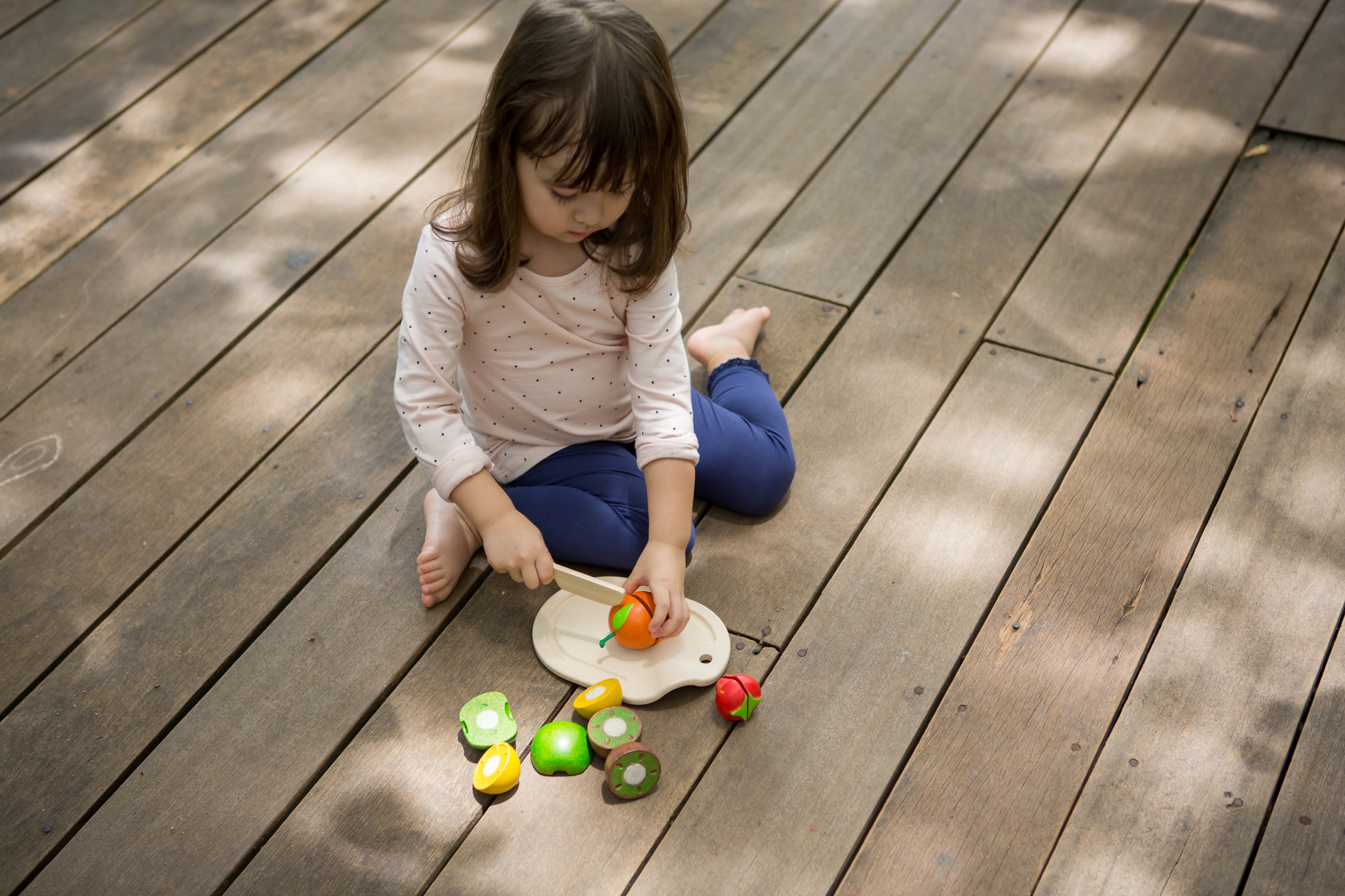 Surtido de frutas juguete de madera Plantoys 2