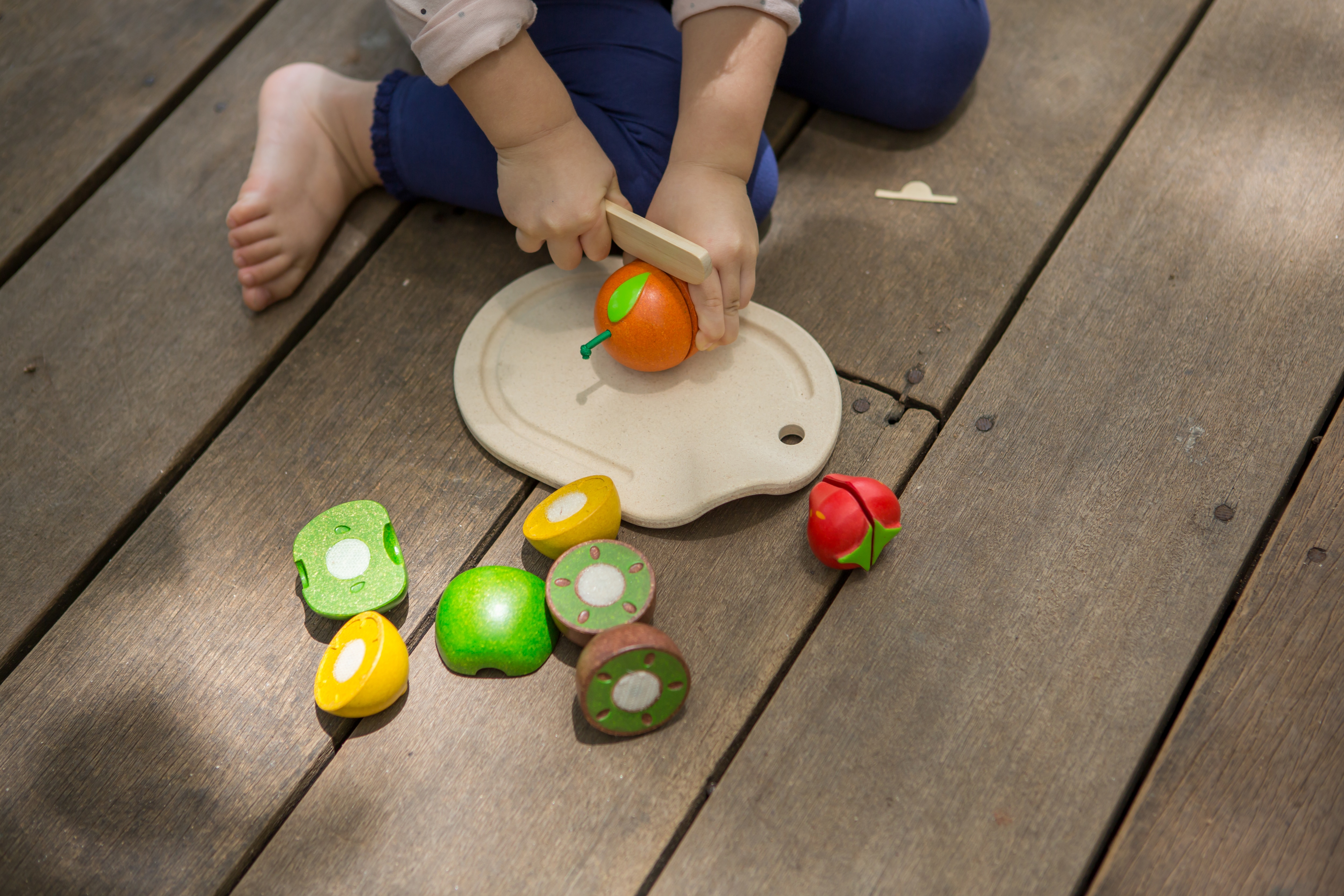 Surtido de frutas juguete de madera Plantoys 3