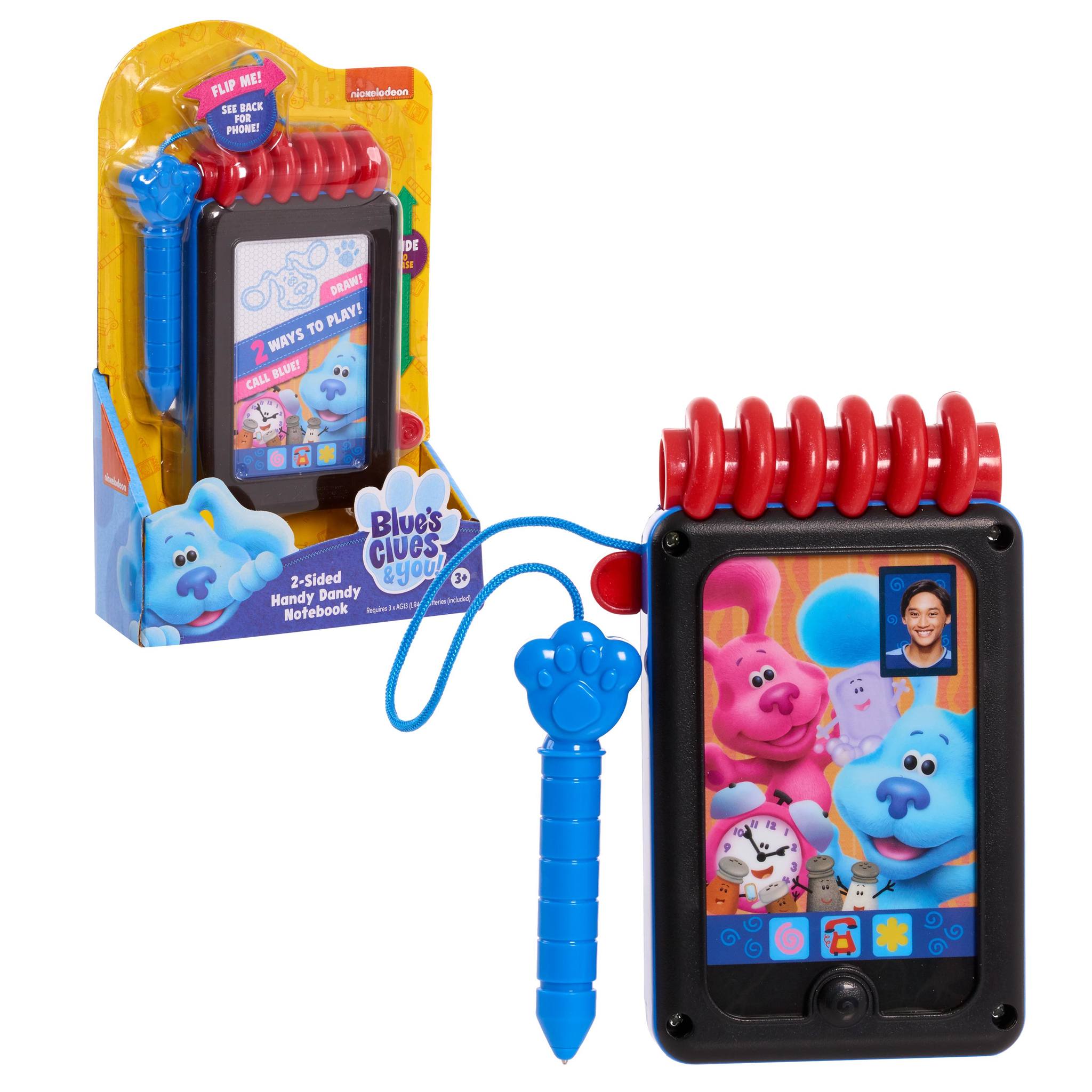 Las pistas de Blue Handy Dandy Libreta 2 en 1 de Josh Blues Clues 3