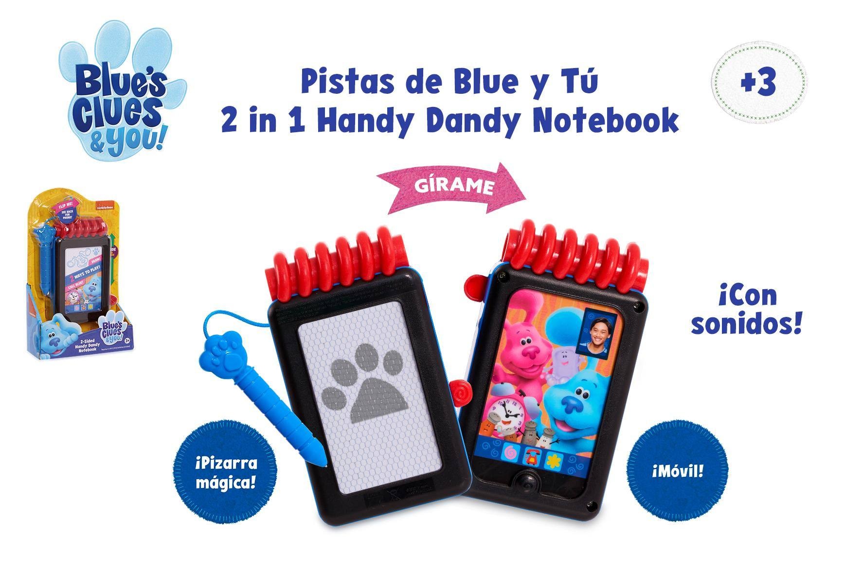 Las pistas de Blue Handy Dandy Libreta 2 en 1 de Josh Blues Clues 5