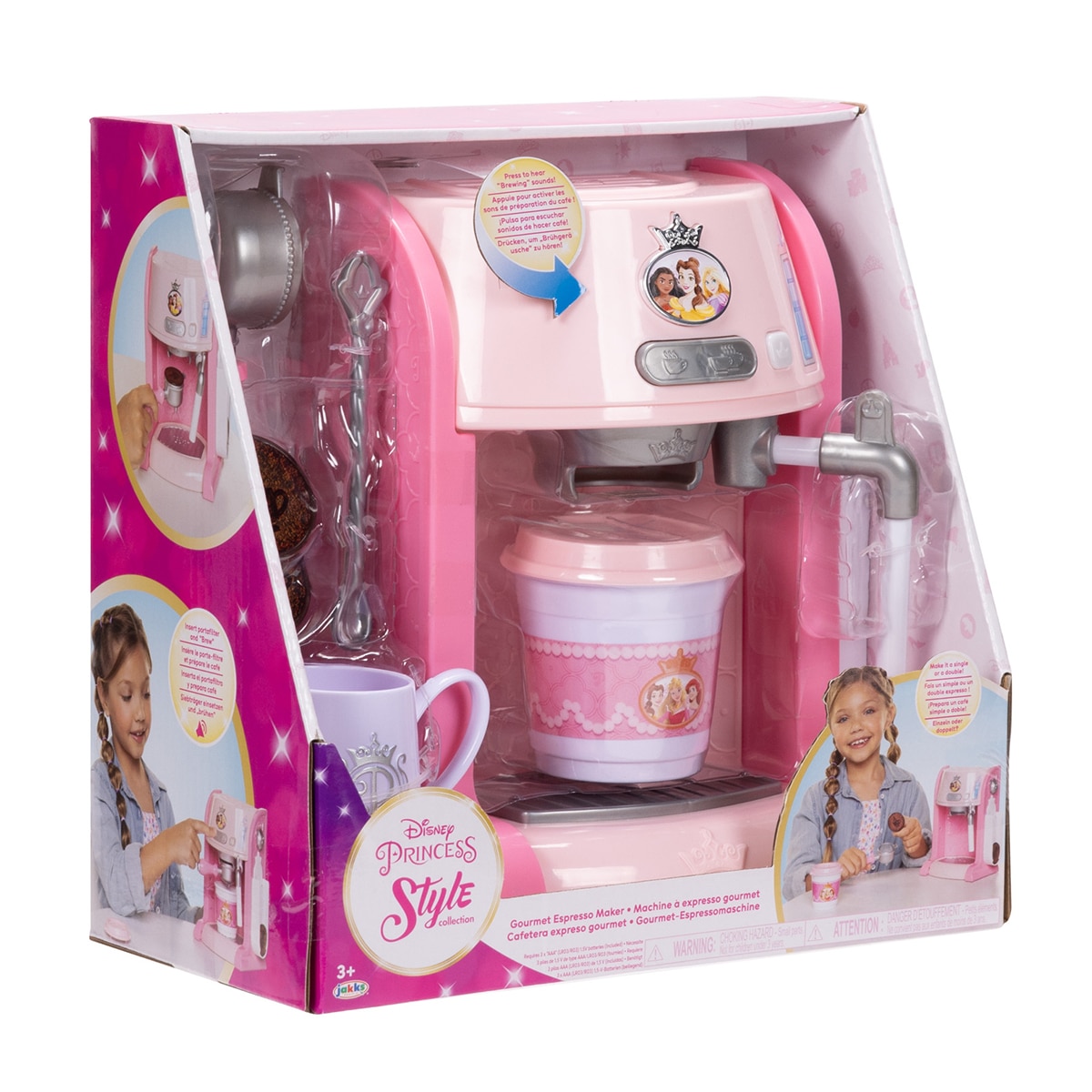 Cafetera de juguete Gourmet Espresso para jugar Disney Style Collection Jakks Pacific 2
