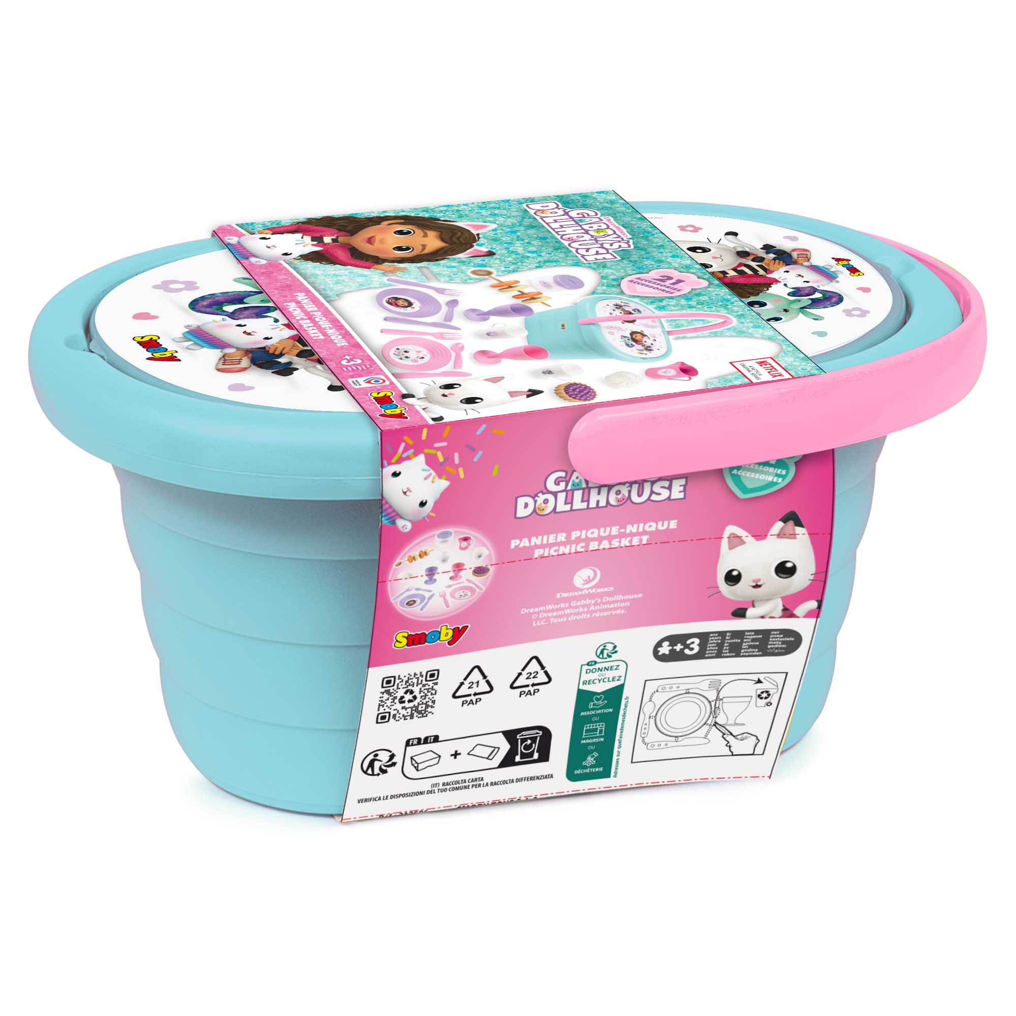 Cesta de Picnic La Casa de Muñecas de Gabby Smoby 4