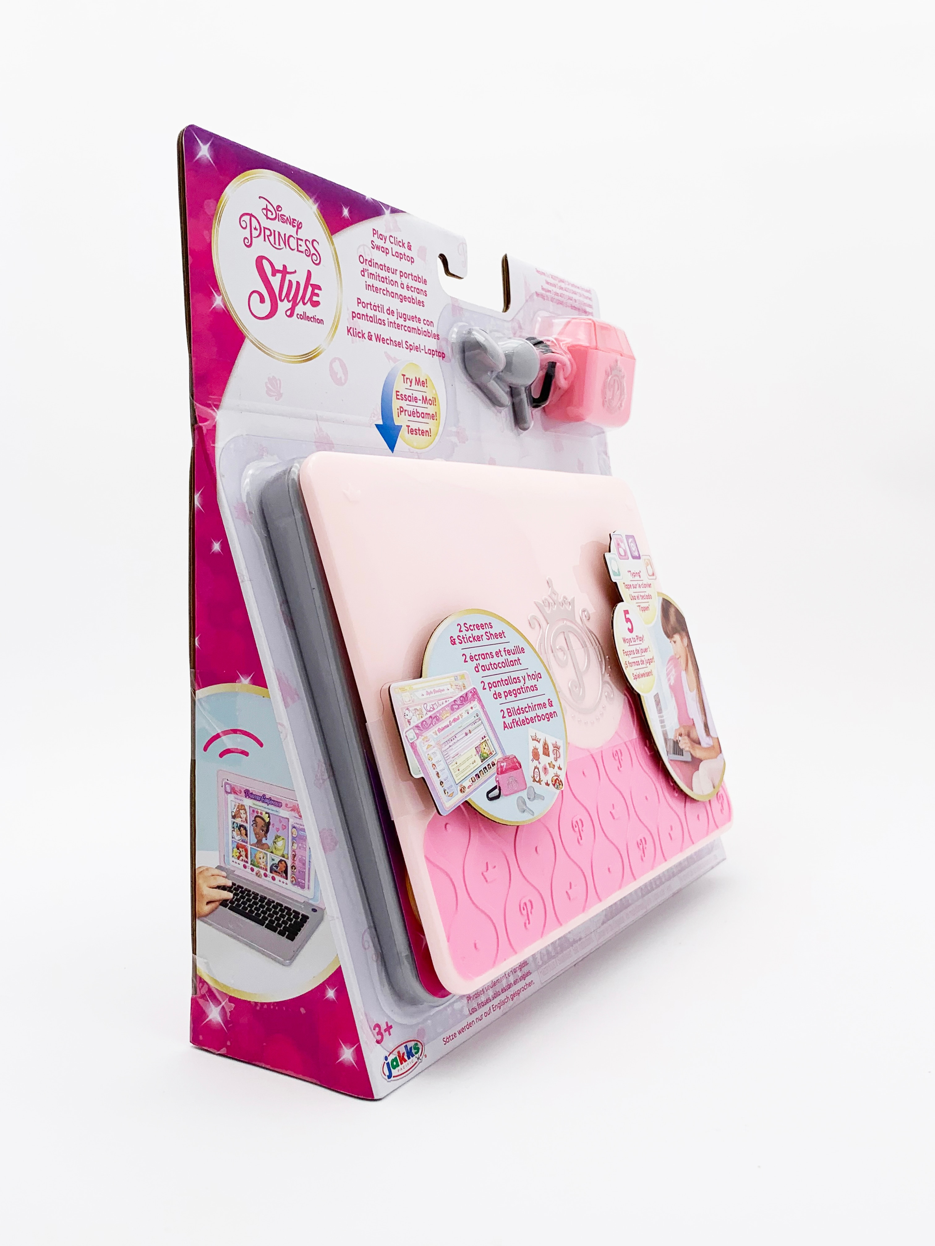 Set de Madre Trabajadora con Portátil Disney Princesas Jakks Pacific 4