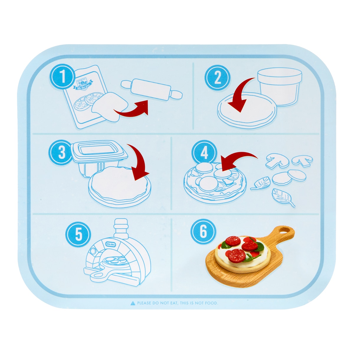 Jogo de Cozinha Creative Chefs Pizza Kit 6