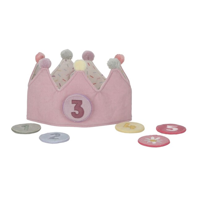 Imagen 0 de Corona de cumpleaños con números rosas