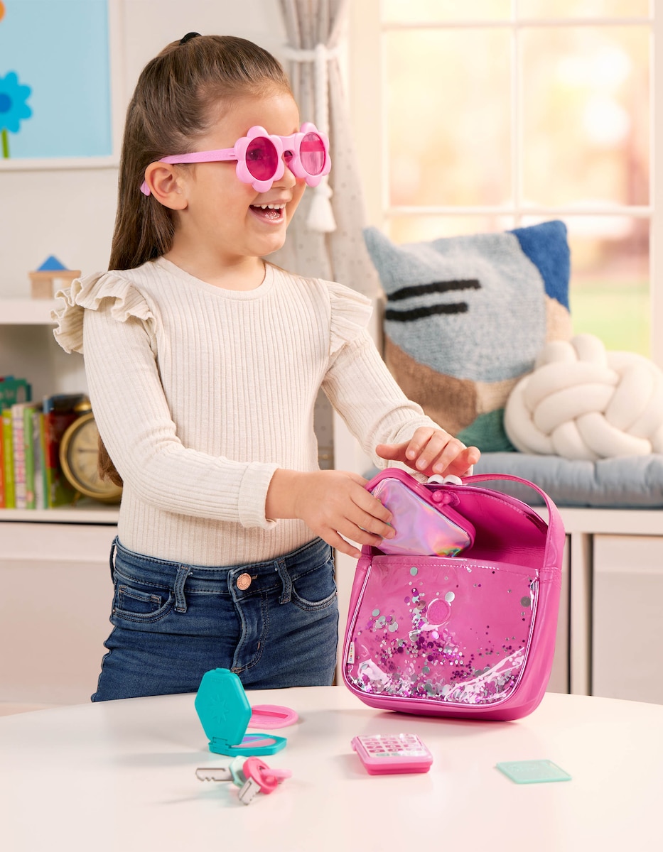 Set Bolso con maquillaje y accesorios de juguete Battat 2