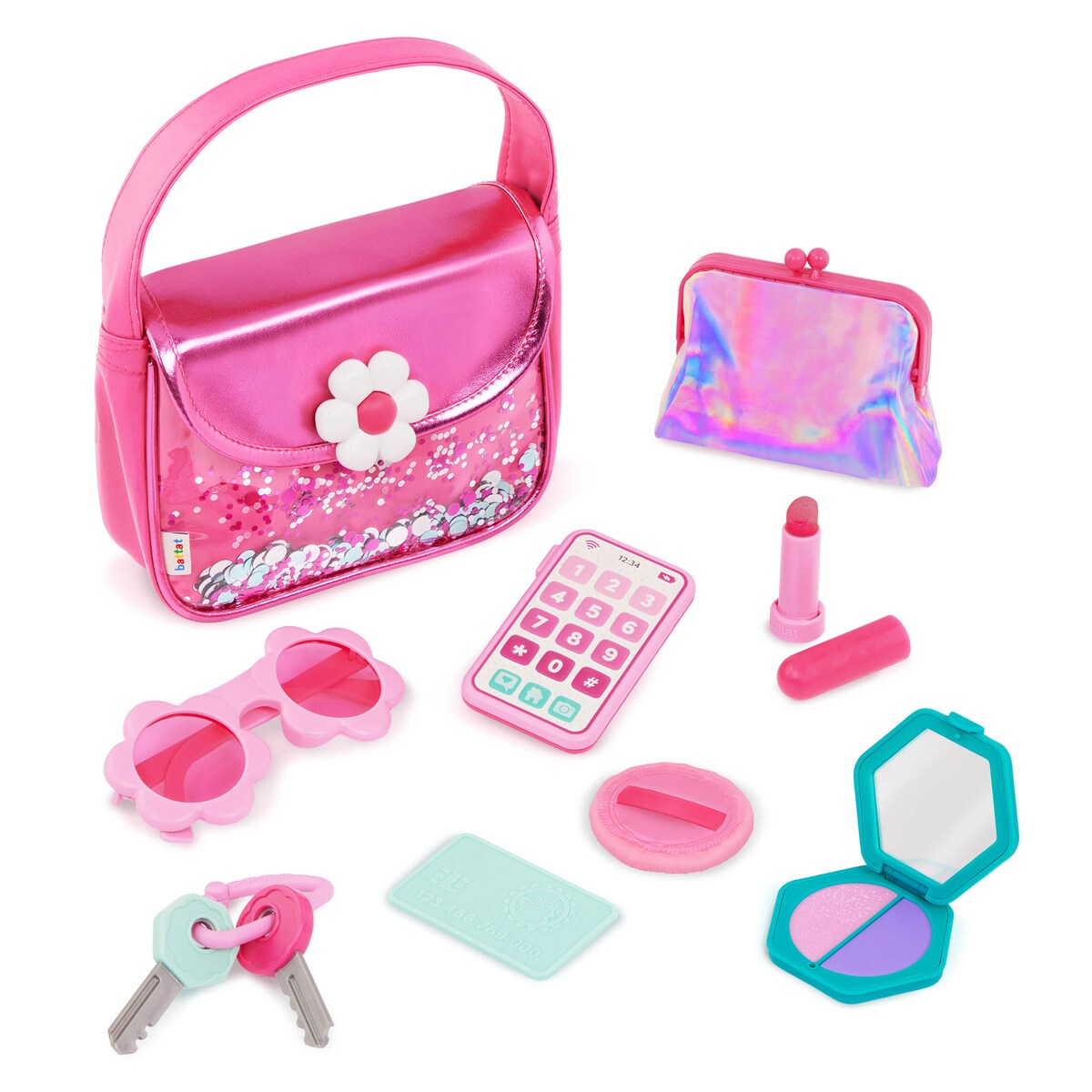 Set Bolso con maquillaje y accesorios de juguete Battat 8