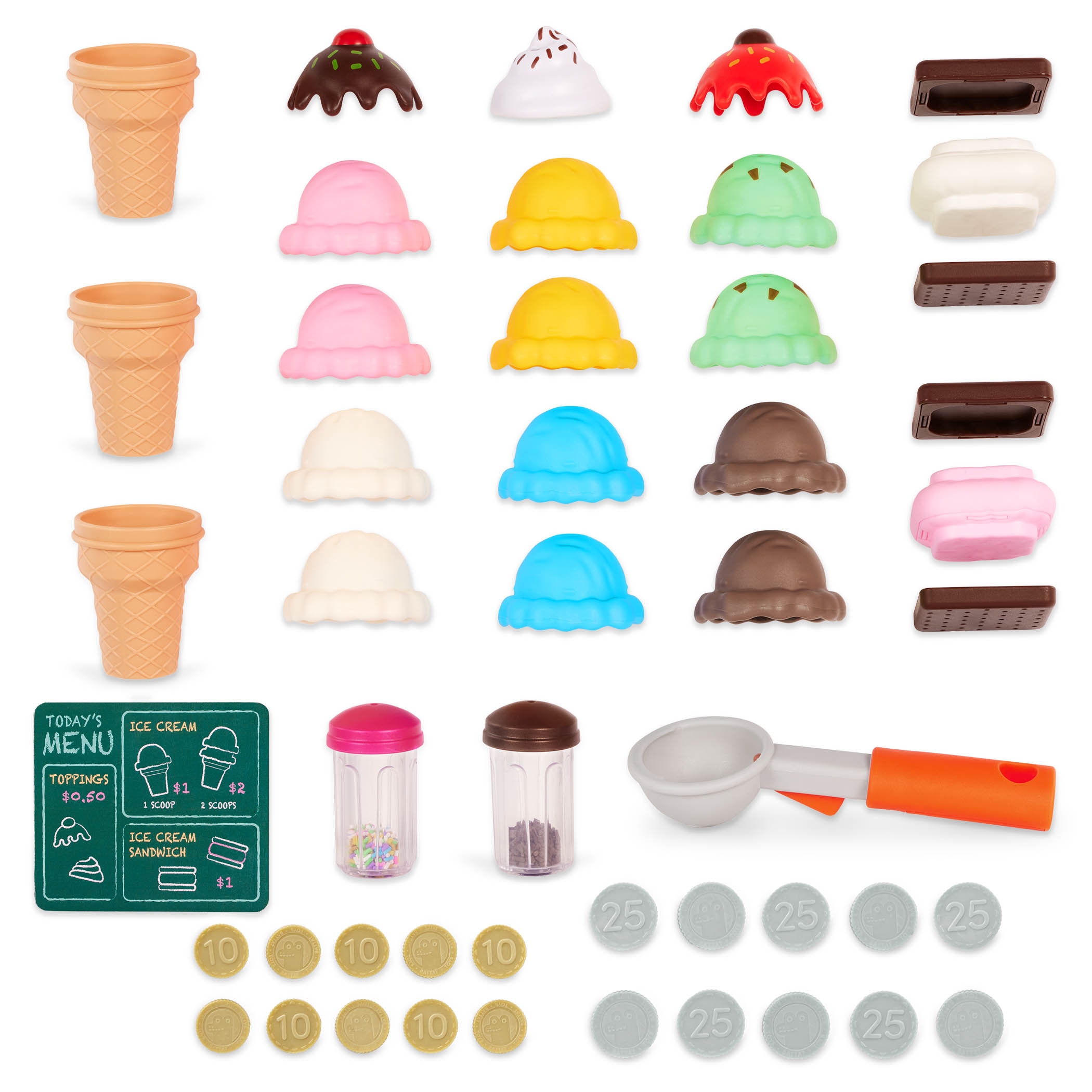 Heladeria Sweet Sprinkles 49 Piezas Battat 11