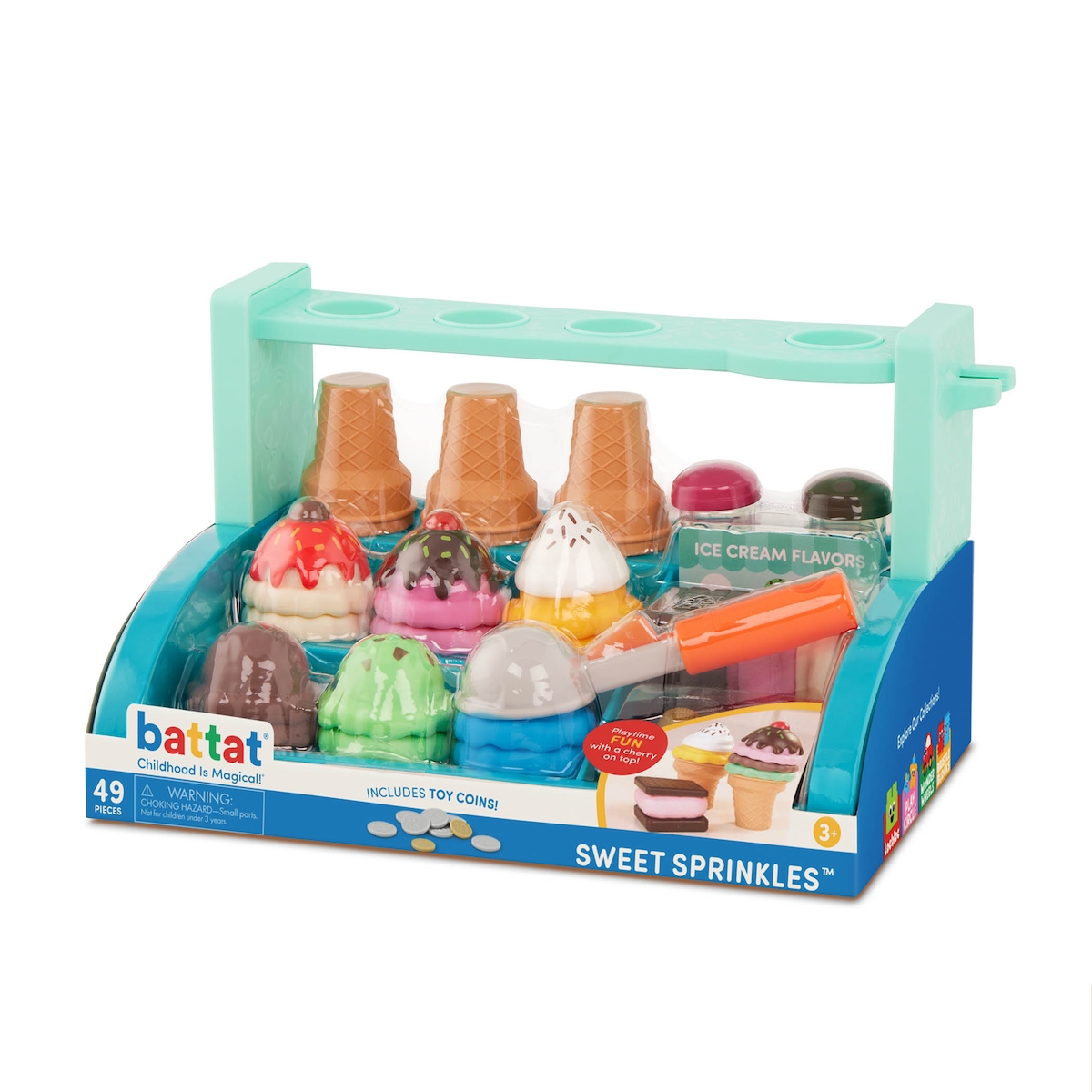 Heladeria Sweet Sprinkles 49 Piezas Battat 19