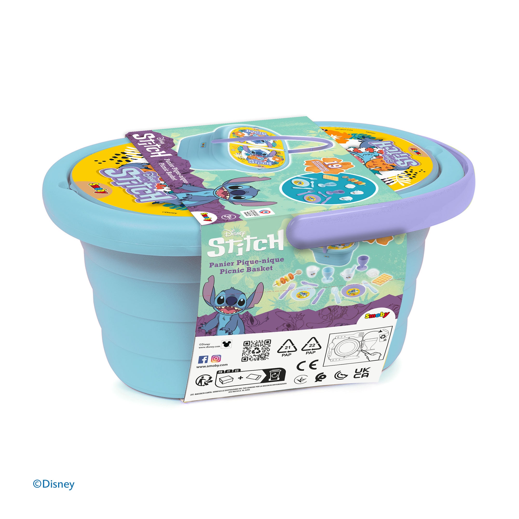 Cesta de picnic Stitch Disney Smoby 4