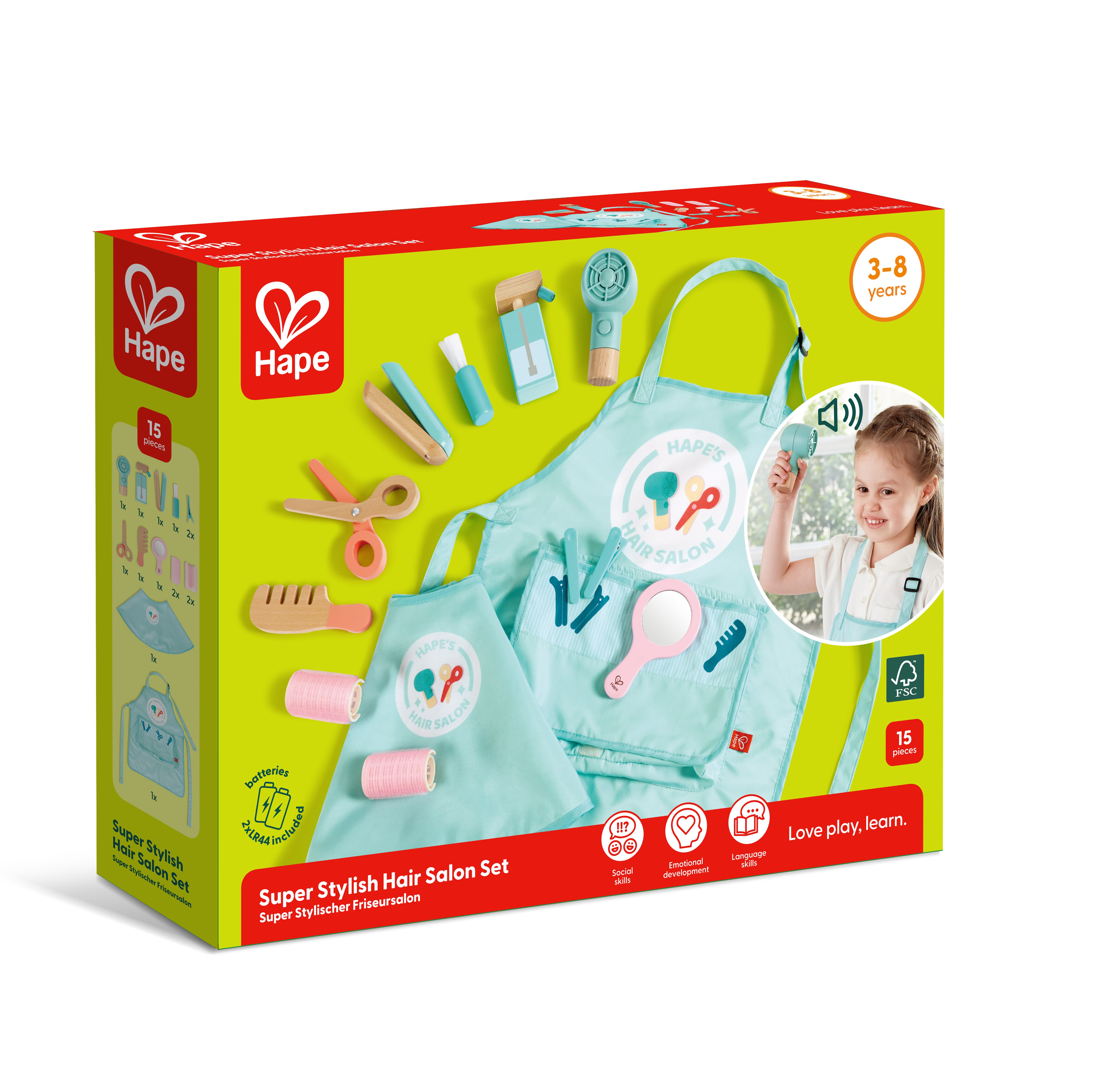 Conjunto de peluquería superelegante Hape 2