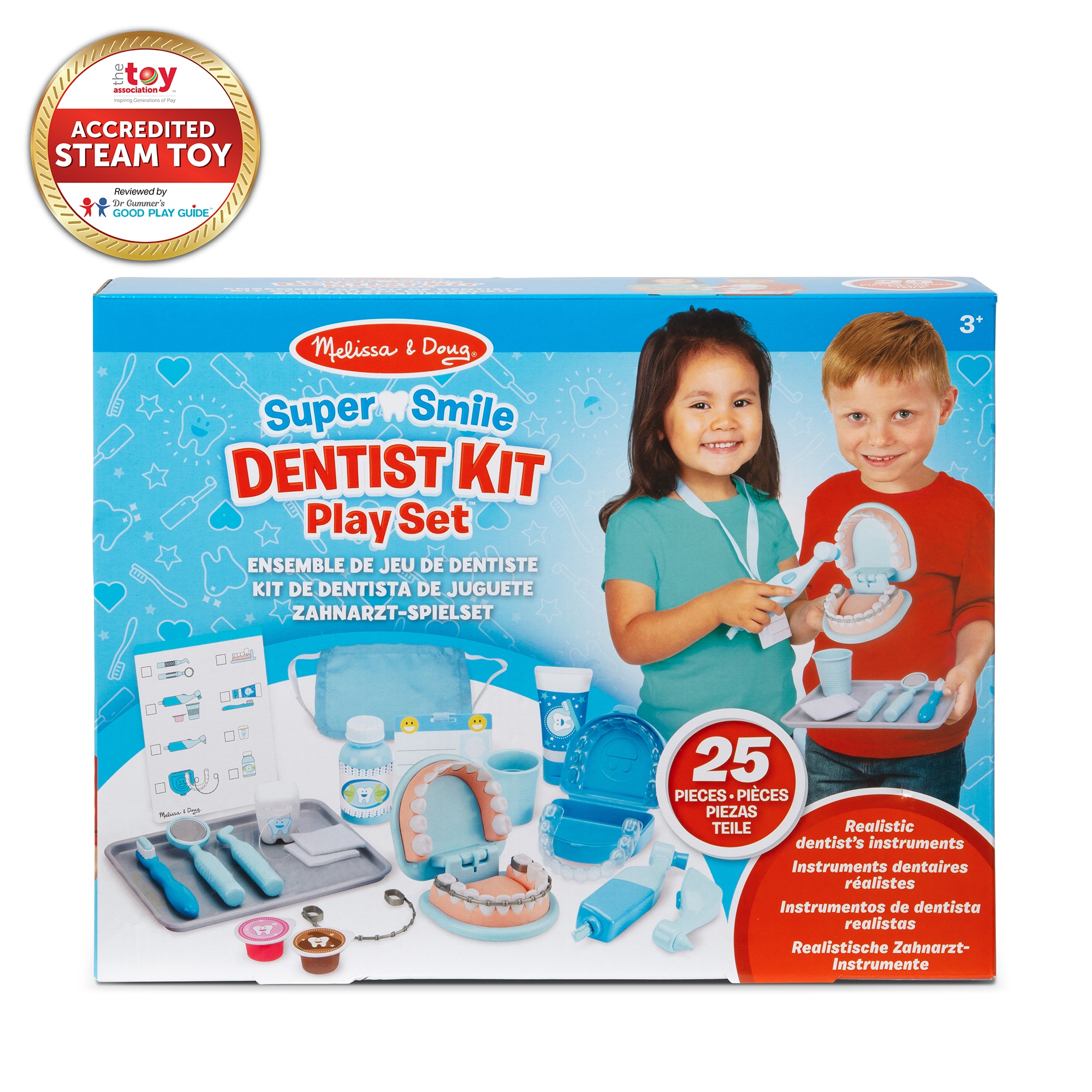 PlaySet Kit Dentista Super Smile Melissa & Doug 3